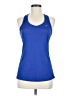 Nike 100% Polyester Blue Active Tank Size M - photo 1