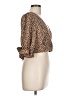 Papaya Brown 3/4 Sleeve Blouse Size L - photo 4