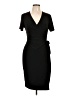 Anne Klein Solid Black Cocktail Dress Size 10 - photo 1