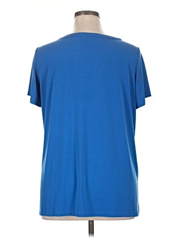 Susan Graver Short Sleeve Top (view 2)