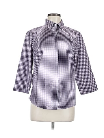Faconnable 3/4 Sleeve Button-Down Shirt (view 1)