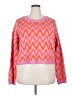 Assorted Brands 100% Acrylic Chevron-herringbone Pink Pullover Sweater Size XXL - photo 1