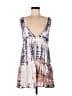 Assorted Brands 100% Rayon Tie-dye White Casual Dress One size - photo 1