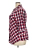 Torrid 100% Cotton Plaid Red 3/4 Sleeve Button-Down Shirt Size 2X Plus (2) - photo 5