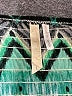 Cristinalove Chevron-herringbone Green Casual Dress Size L - photo 4