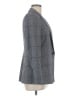 Club Monaco Plaid Gray Blazer Size 6 - photo 4