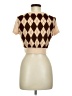 Shein Argyle Brown Cardigan Size 6 - photo 2