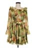 Zara Tropical Green Cocktail Dress Size M - photo 1