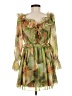Zara Tropical Green Cocktail Dress Size M - photo 2