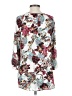 Black Rainn 100% Polyester Floral Teal 3/4 Sleeve Blouse Size S - photo 2