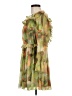 Zara Tropical Green Cocktail Dress Size M - photo 5