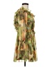 Zara Tropical Green Cocktail Dress Size M - photo 4