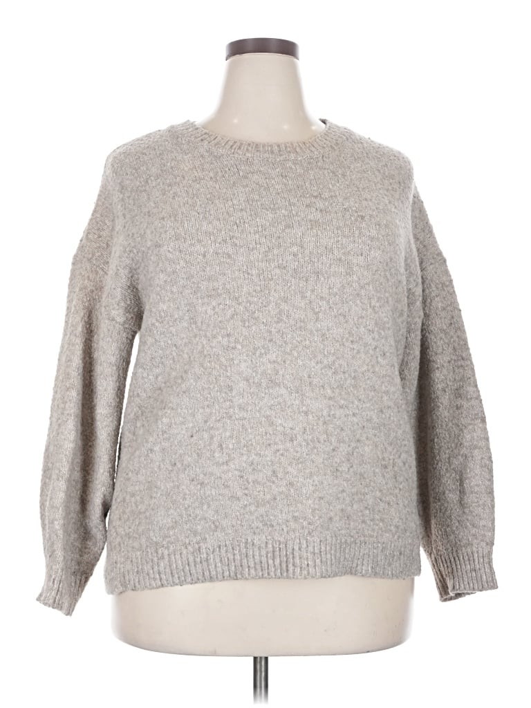 Pre-owned Pink Clover Pullover Sweater In Gray