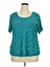 Notations Teal Short Sleeve T-Shirt Size 3X - photo 1