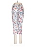 New Directions Print White Casual Pants Size 6 - photo 2