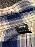 Vanity 100% Cotton Plaid Blue Long Sleeve Button-Down Shirt Size L - photo 7