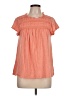 Ella Moss Orange Short Sleeve Blouse Size L - photo 1