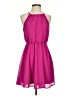 Blue Rain 100% Polyester Solid Pink Cocktail Dress Size XS - photo 1