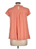 Ella Moss Orange Short Sleeve Blouse Size L - photo 2