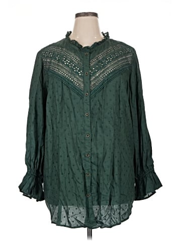 Back In The Saddle Long Sleeve Blouse (view 1)