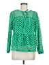 J.Crew Green Long Sleeve Blouse Size M - photo 1