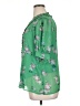 CeCe 100% Polyester Floral Green 3/4 Sleeve Blouse Size XL - photo 5