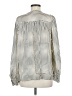 Reiss 100% Viscose Houndstooth Ivory Long Sleeve Blouse Size 6 - photo 2