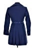Via Spiga 100% Polyester Blue Trenchcoat Size L - photo 2