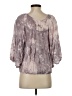 Unbranded 100% Rayon Gray 3/4 Sleeve Blouse Size S - photo 2