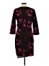 Nine Britton Graphic Burgundy Cocktail Dress Size L - photo 2
