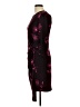 Nine Britton Graphic Burgundy Cocktail Dress Size L - photo 5