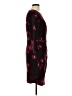 Nine Britton Graphic Burgundy Cocktail Dress Size L - photo 4