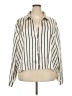 PrettyLittleThing Stripes Ivory Long Sleeve Blouse Size 2X - photo 1