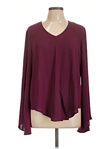 Karen Kane Long Sleeve Blouse (view 1)