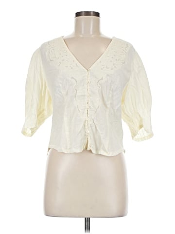 Free People 3/4 Sleeve Blouse (view 1)