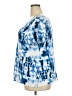 Loralette Tie-dye Blue Short Sleeve T-Shirt Size 2X - photo 5