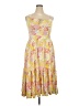 Torrid Floral Yellow Cocktail Dress Size 2X Plus (2) - photo 1