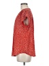 Fun2Fun 100% Polyester Polka Dots Red Short Sleeve Blouse Size M - photo 5