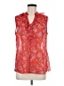 CAbi 100% Polyester Red Sleeveless Blouse Size M - photo 1