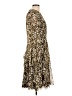 MIKAEL AGHAL 100% Polyester Animal Print Brown Casual Dress Size 10 - photo 4