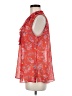 CAbi 100% Polyester Red Sleeveless Blouse Size M - photo 5