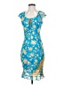 Assorted Brands Print Blue Cocktail Dress Size XS (estimated) - photo 1