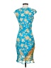 Assorted Brands Print Blue Cocktail Dress Size XS (estimated) - photo 2