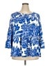 Cocomo Blue 3/4 Sleeve Blouse Size 2X - photo 1