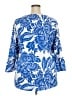 Cocomo Blue 3/4 Sleeve Blouse Size 2X - photo 2