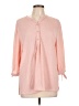 Southern Lady Pink 3/4 Sleeve Blouse Size L - photo 1