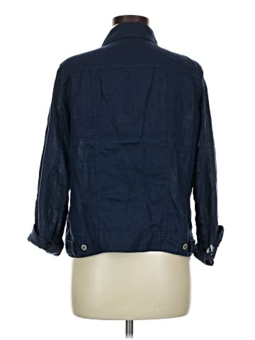 Jones & Co 3/4 Sleeve Button-Down Shirt (view 2)