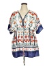 Unbranded Blue Short Sleeve Blouse Size 4X (5X) - photo 1