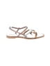 Free People 100% Leather Silver Sandals Size 9 - photo 1
