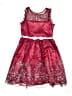 Jona Michelle 100% Polyester Burgundy Dress Size 10 - photo 1